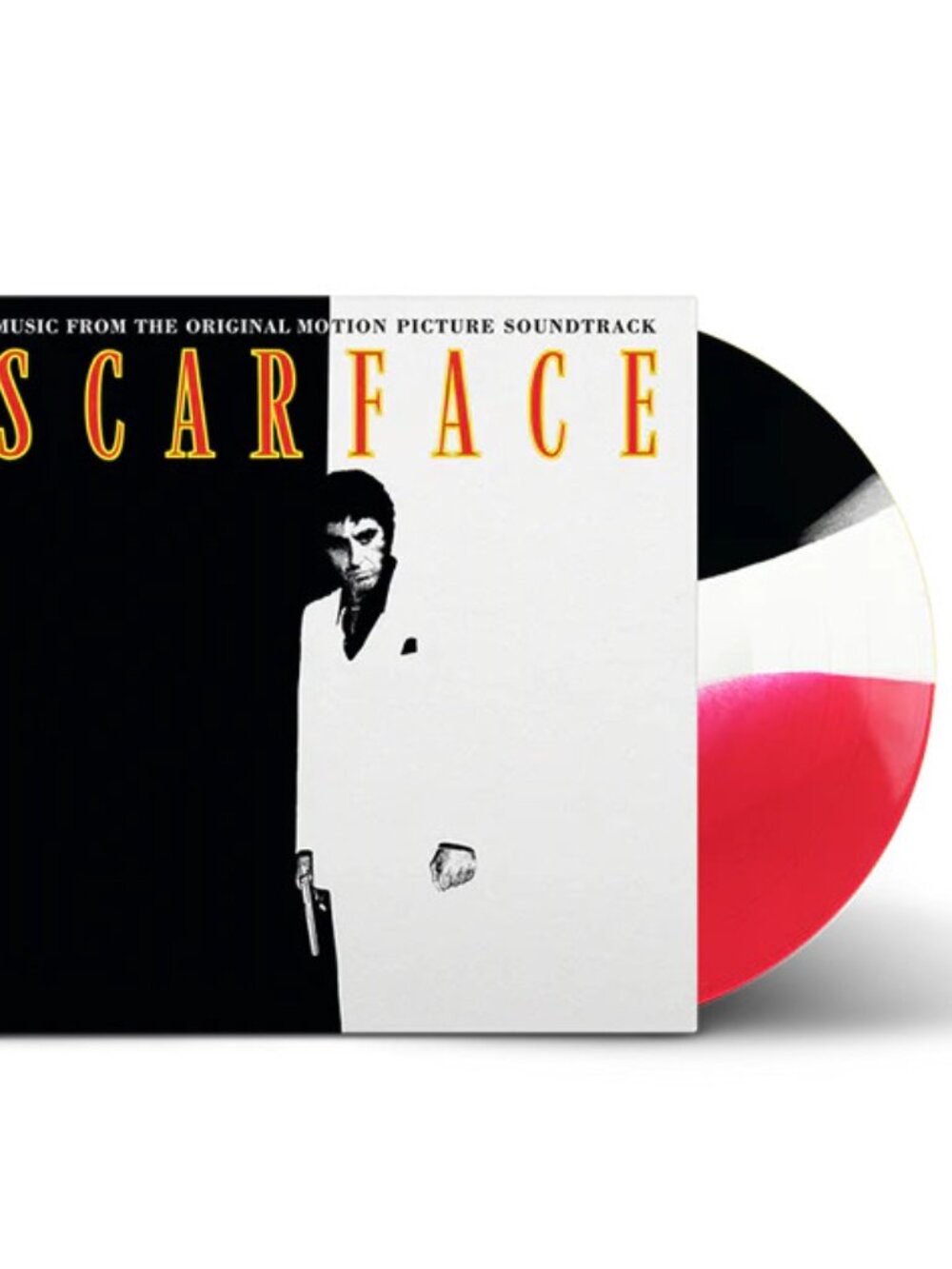 Scarface Soundtrack LP ~ Ltd Ed Colored Vinyl (Red, White & Black) ~ New/Sealed!